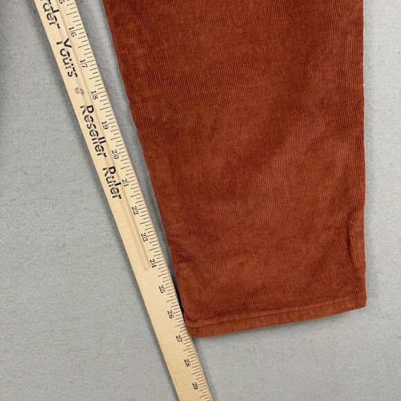 Old Navy Pants Womens 18 Brown High Rise OG Straight Corduroy Academia Preppy - Picture 13 of 16